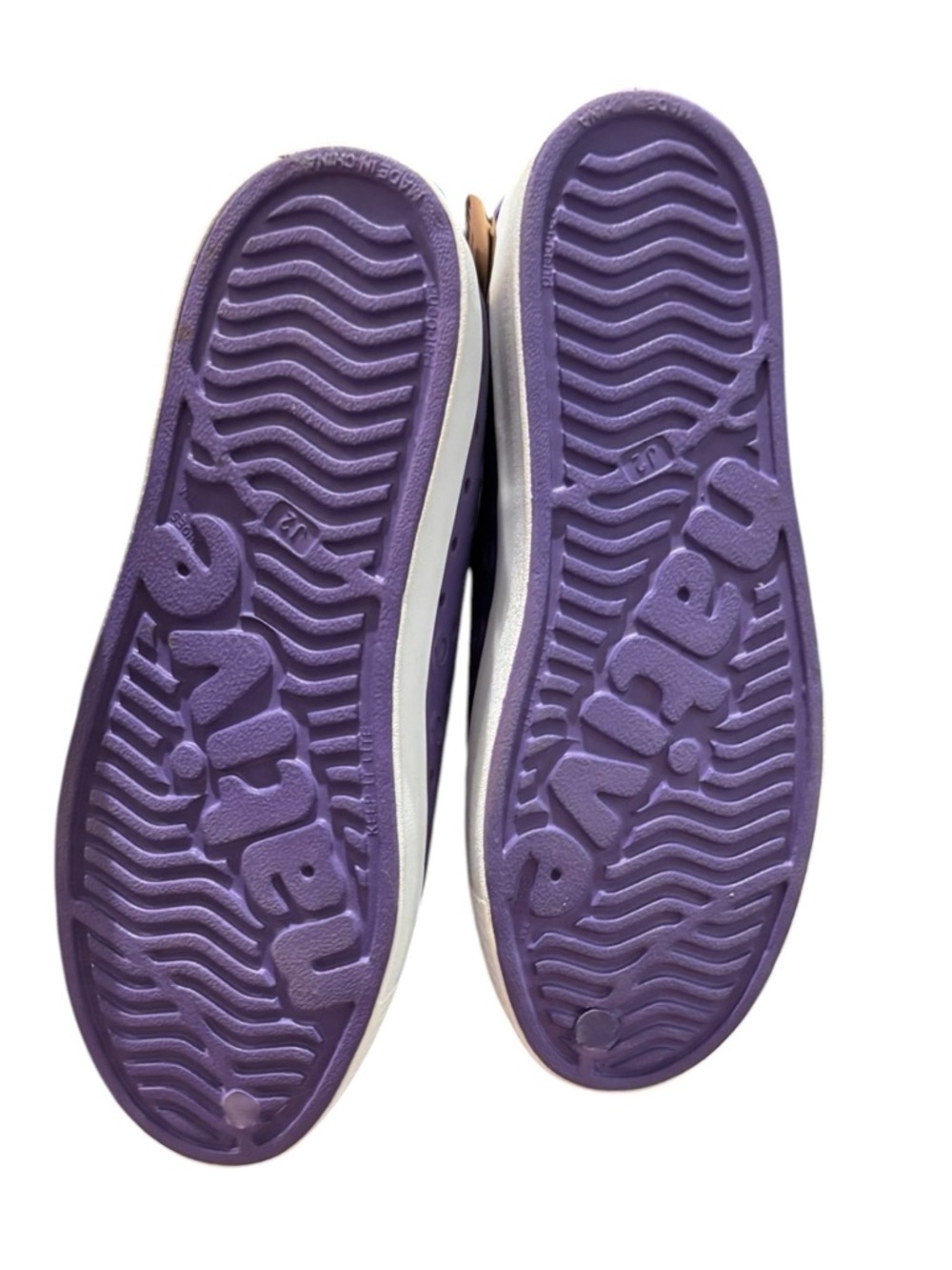 NWT Native Jefferson Purple Slip-On Perforated Sneaker - Picture 4 of 5